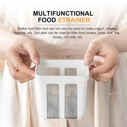 Yogurt Filter Greek Yogurt Strainer Food Strainer Storage Container